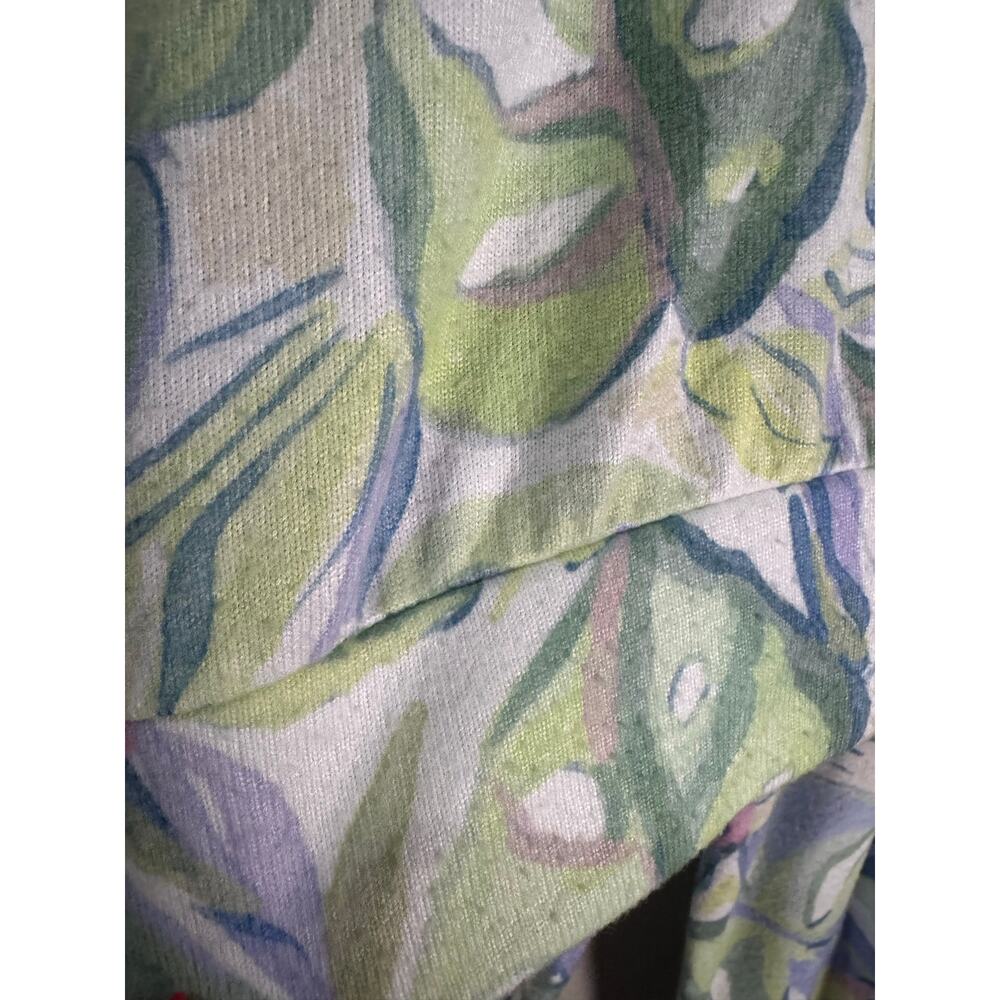 P.J. Salvage Cool Breeze Tropical Leaf Cozy Pajamas Small - Picture 5 of 8